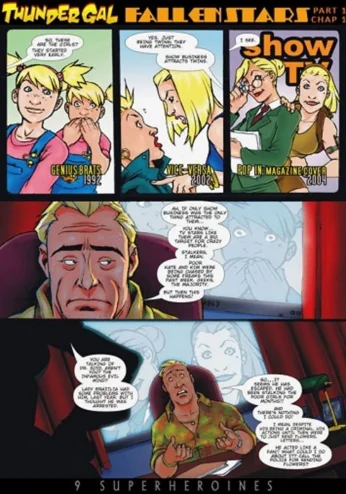 Thunder Gal- Fallen Stars (9 Superheroines)