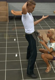 Mia and Her Waiter Tom (5)