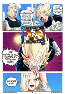 Vegeta VS Android 18's Feet (Dragon Ball Z)