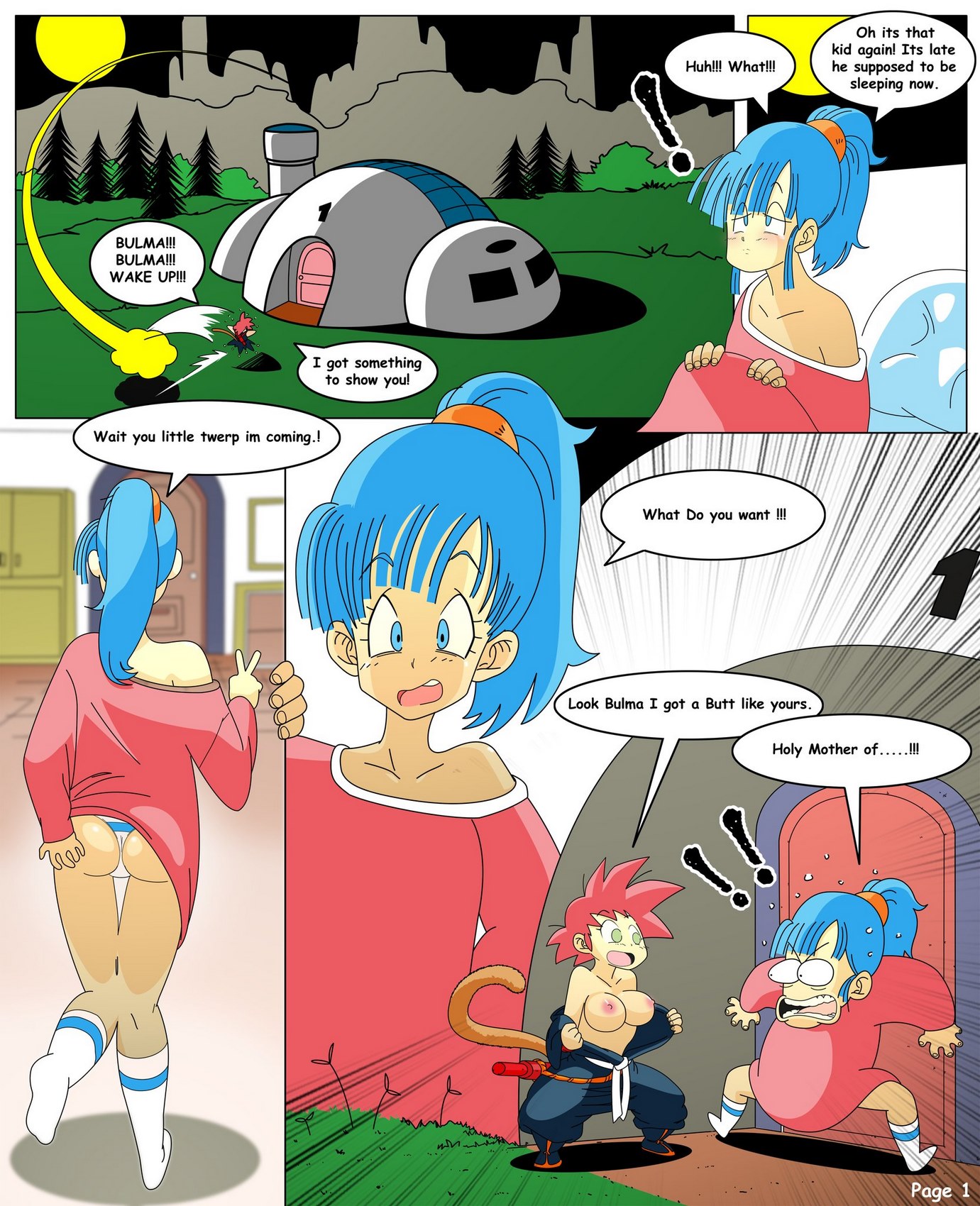 Dbz Alien Girl Porn - Dragon Ball Yamete- Goku Onna Saga - Porn Cartoon Comics