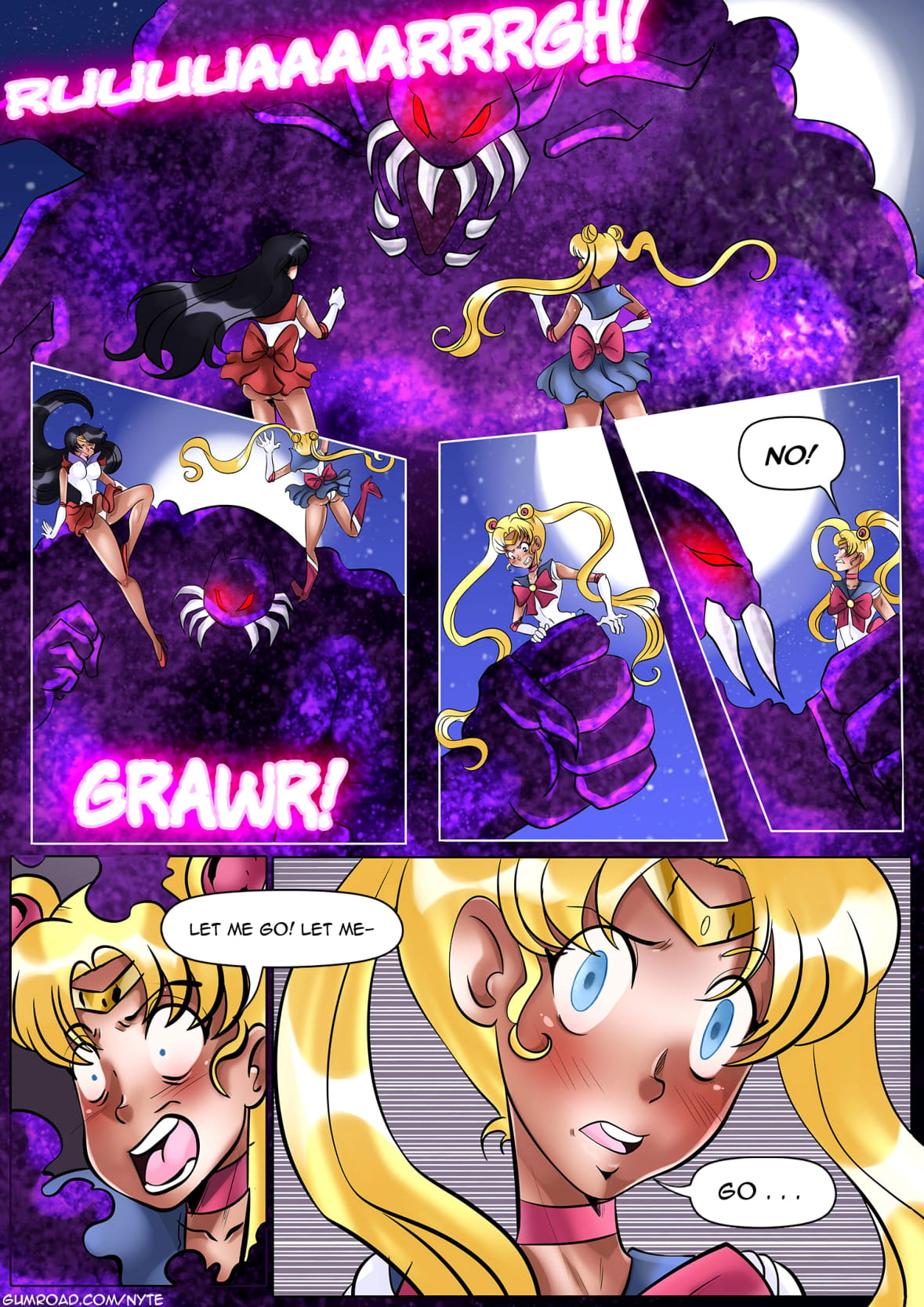 1179px x 1667px - Sailor Moon Lunacy- Nyte - Porn Cartoon Comics