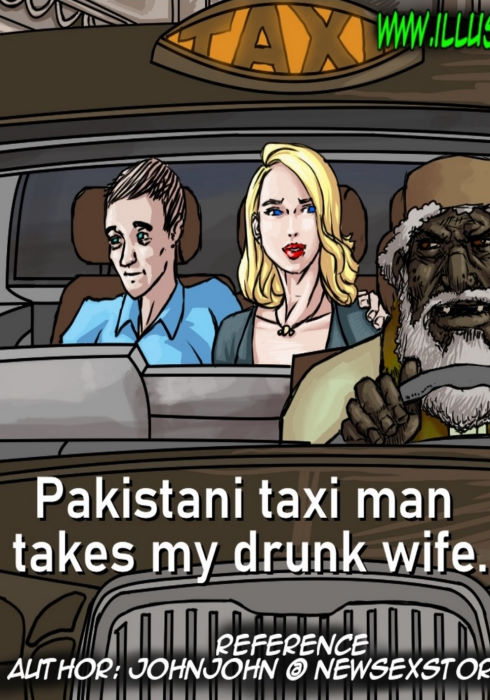 Pakastani Taxi Man- illustratedinterracial