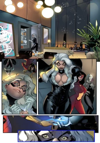 The Cat and the Spiders- Xgeek (Spider-Man)