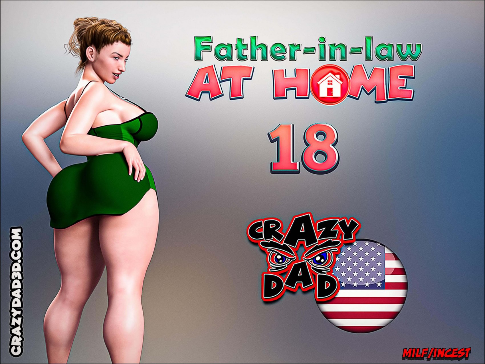 Fatherinlaw Porn - Father-in-Law at Home 18 â€“ Crazydad3D - Porn Cartoon Comics