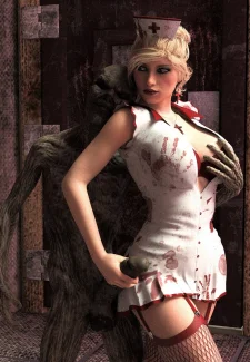 Nurse Julia vs Zombie (5)