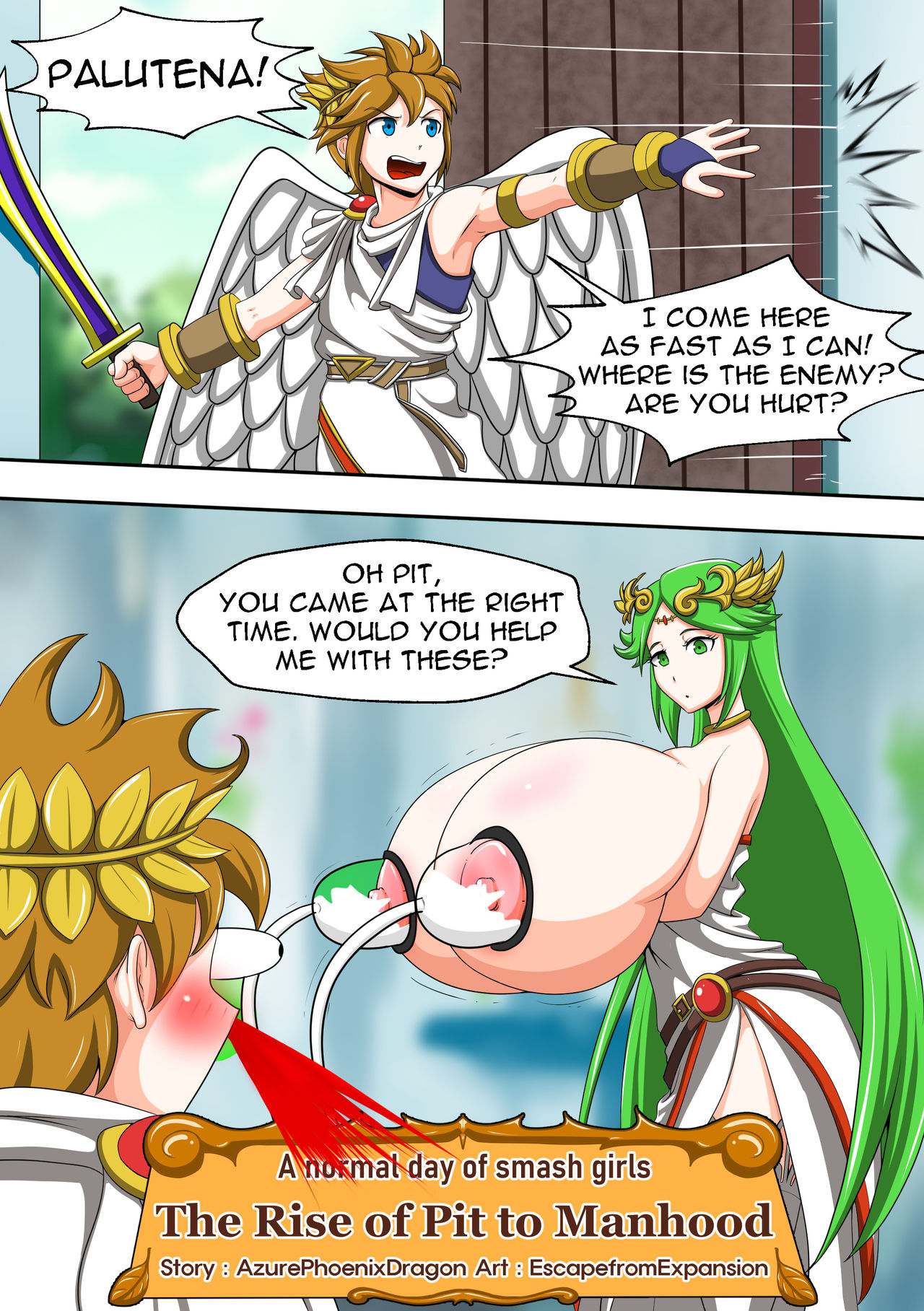1280px x 1817px - The Rise of Pit to Manhood (Kid Icarus) - Porn Cartoon Comics