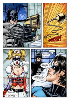 Leandro- Batman and Nightwing discipline Harley Quinn0003