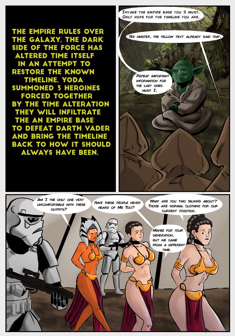 Star Wars Cartoon Girls Naked - Naked Slaves- Rafa Lee (Star Wars) - Porn Cartoon Comics