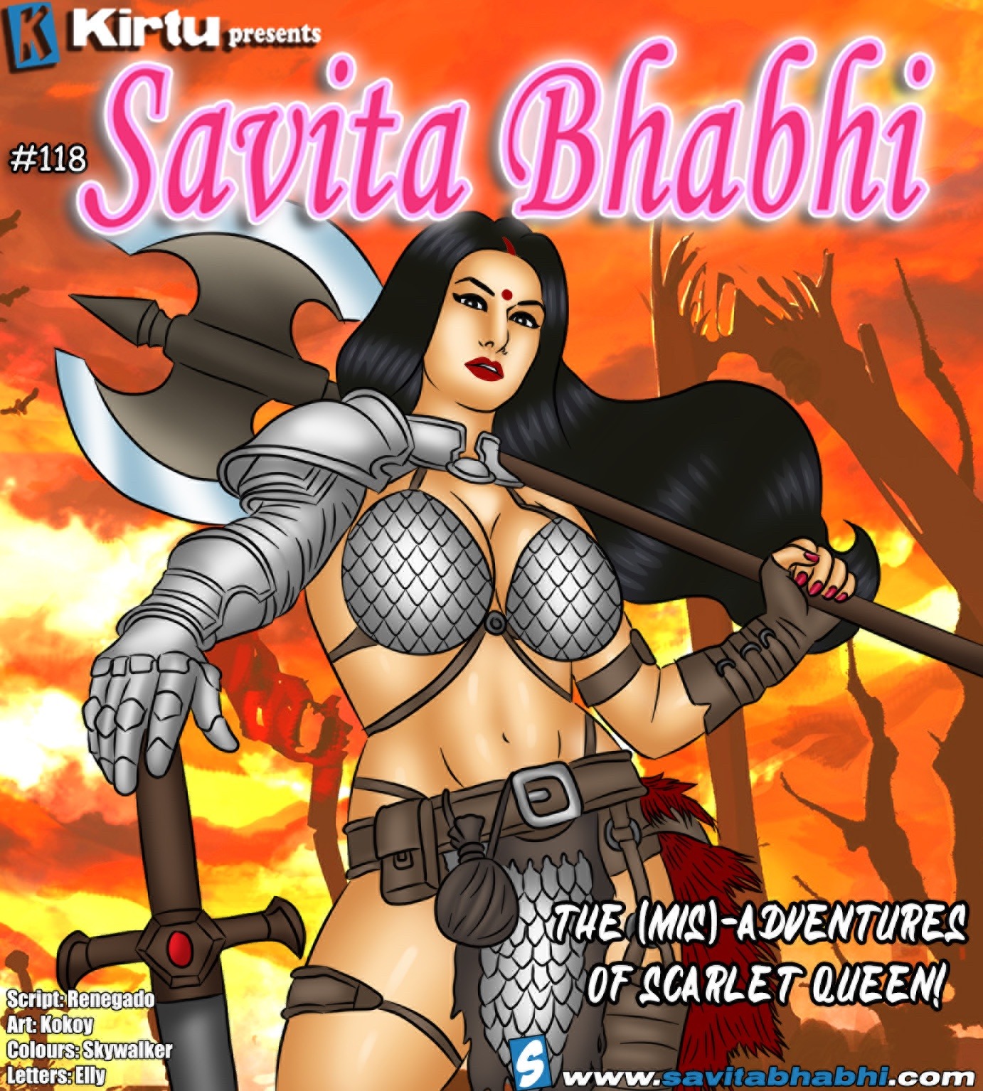 Savita Bhabhi 118 - Mis-Adventures of Scarlet Queen -Hot Indian Sex Comics  Stories
