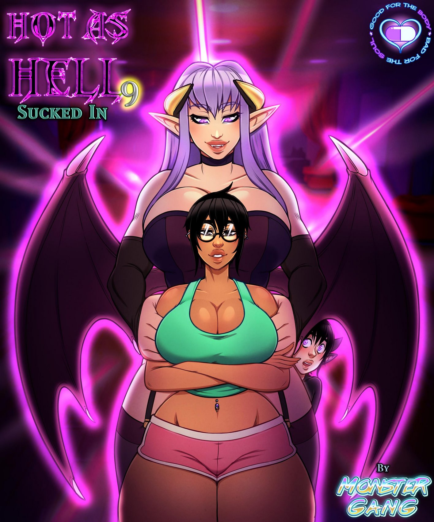 1416px x 1700px - Hot as Hell 9- Sucked In by Monster Gang - Porn Cartoon Comics