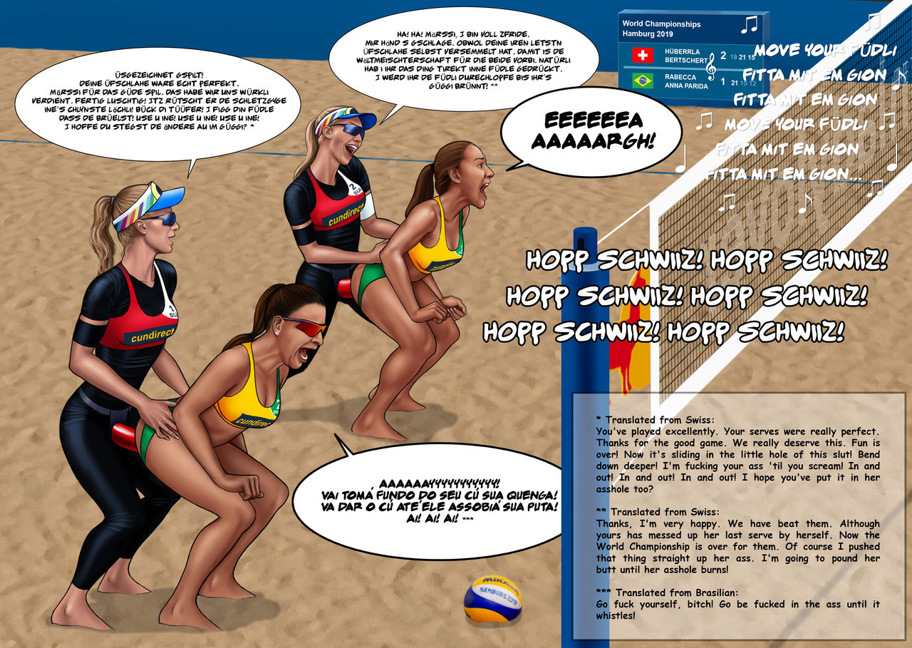 Volleyball Cartoon Porn - FIVB Beach Volleyball Women's World Championship by Extro - Porn Comics