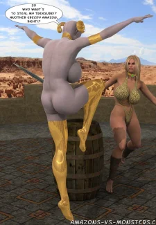 Amazons Vs Monsters – Demon Hammer0007