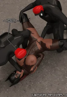 Captured Heroines – The Bat vs The Batlord 0018