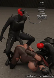 Captured Heroines – The Bat vs The Batlord 0027