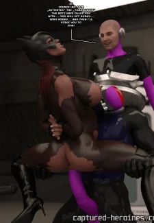 Captured Heroines – The Bat vs The Batlord 0043