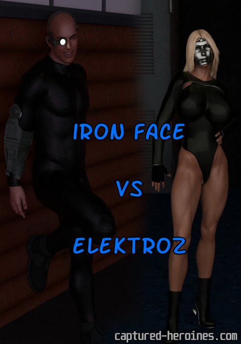Iron Face vs Elektroz- Captured Heroines