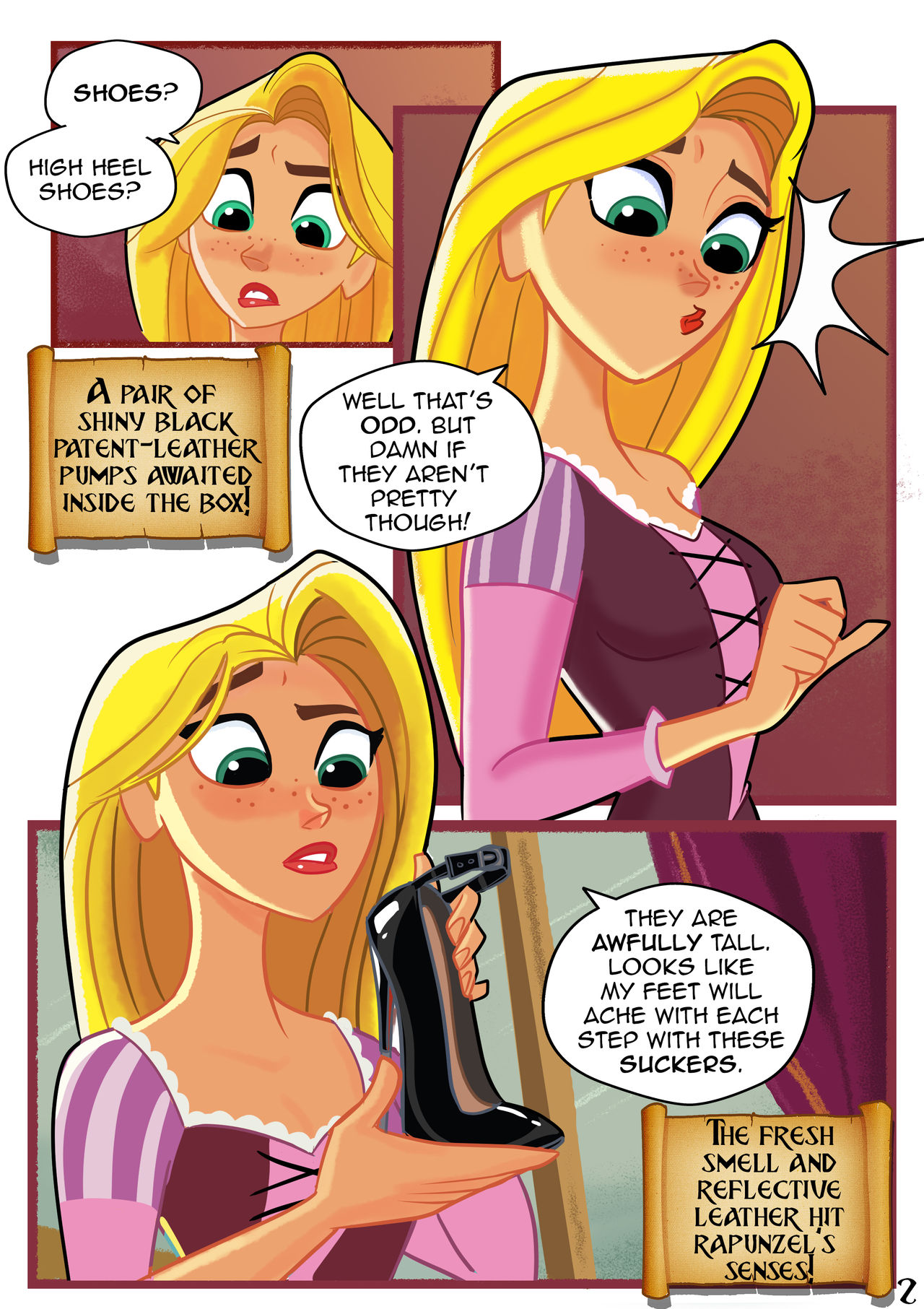 Tangled Lesbian Hentai - Tangled Comic- Poochygirls - Porn Cartoon Comics