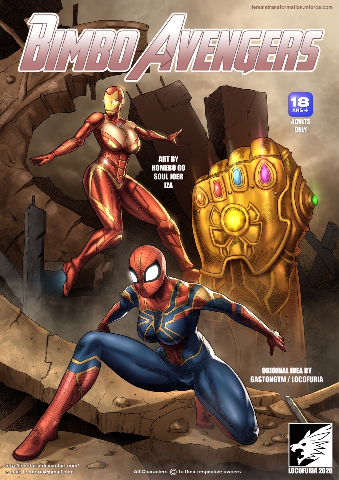 Download Avenger Porn - Bimbo Avengers â€“ Locofuria - Porn Cartoon Comics