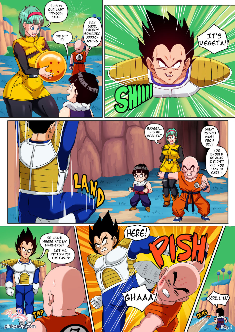 Dragon ball z comic book porn