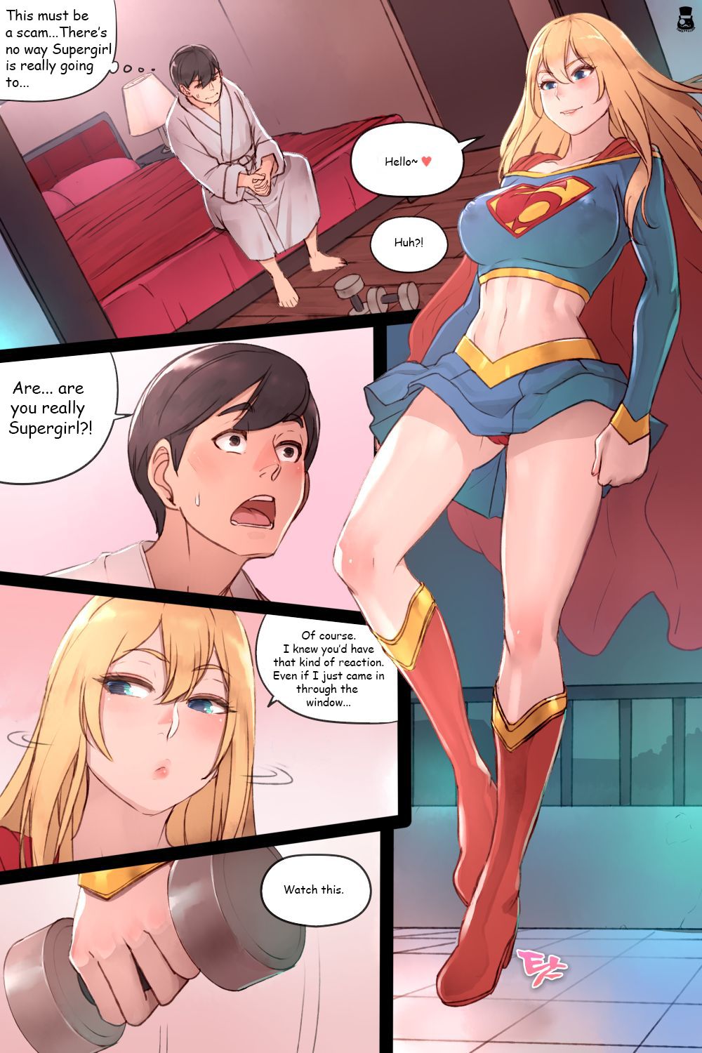 Supergirl Tit Fuck - Supergirl's Secret Service- Mr.Takealook (Superman) - Marvel Superheroes XXX