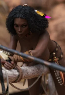 Dionysos- Native American Warrior Girl (15)