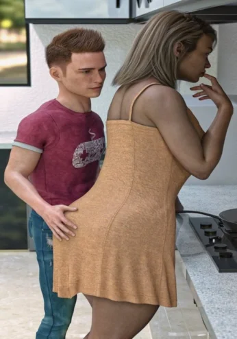 Luke and Lillian in Kitchen – XAsurax