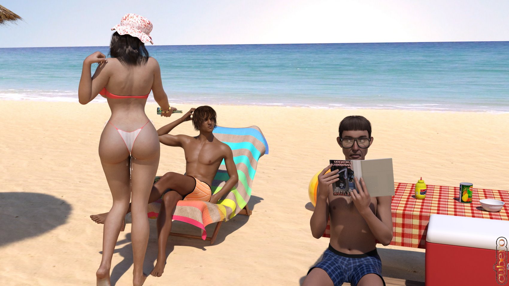 Picnic On The Beach Cubero Porn Cartoon Comics