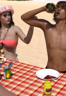 Picnic on the beach by Cubero (7)