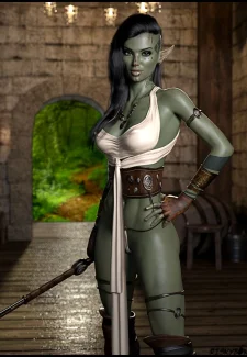 Riskybomber – Orc Huntress (18)