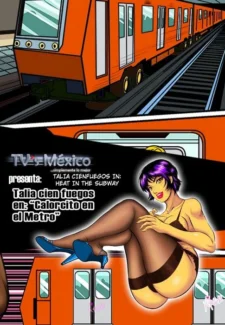 Talia Cienfuegos in- Heat in the Subway (Ilikecomix Cover)