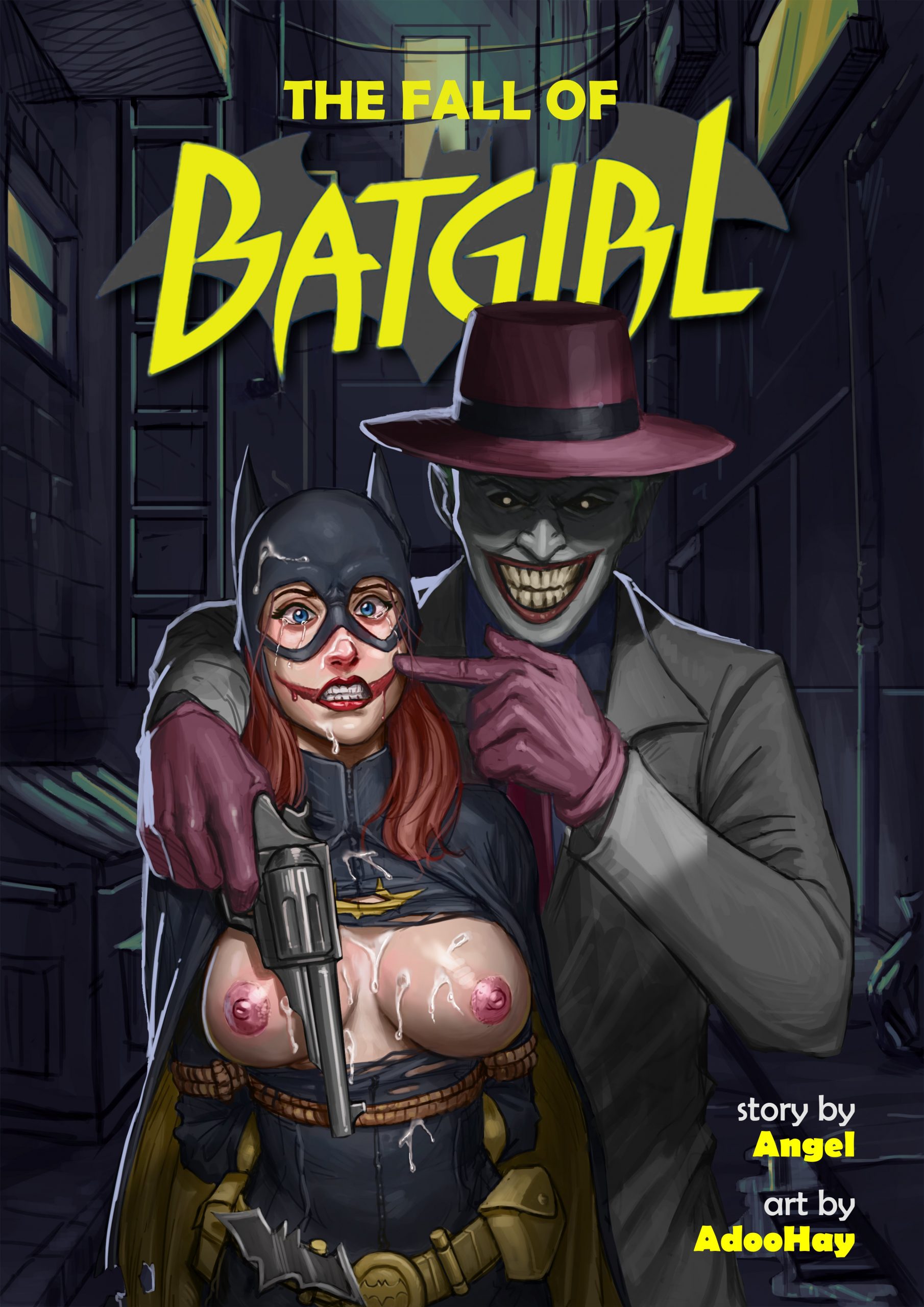 Sexy batgirl and batman comic porno