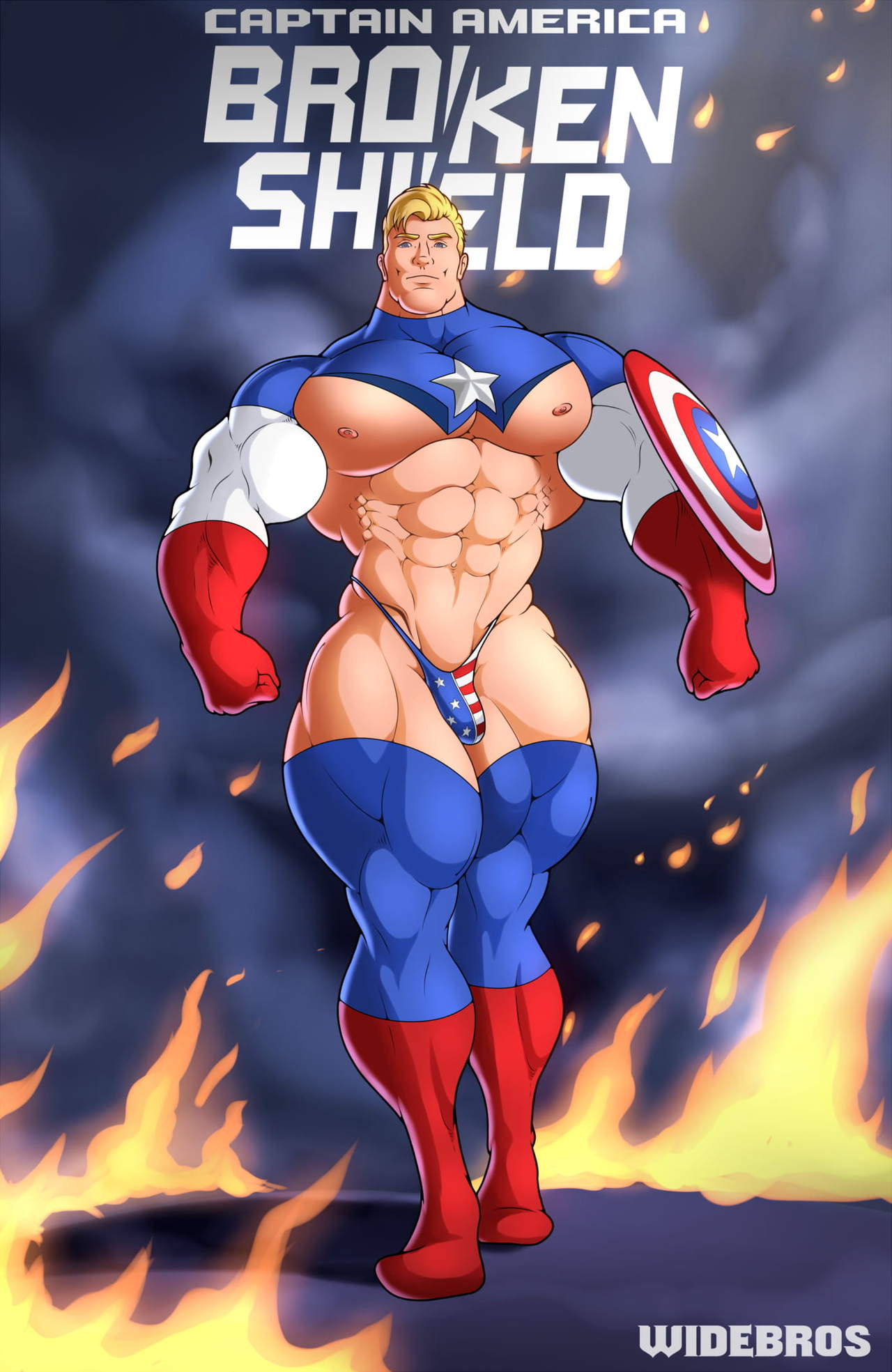 Sheild Avengers Cartoon Porn - Captain America- Broken Shield - Porn Cartoon Comics