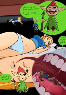 Punishedmosquito – A Minor Side Quest – Giantess Zelda (4)