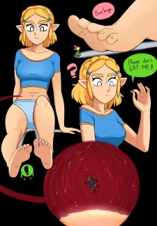 Punishedmosquito – A Minor Side Quest – Giantess Zelda (6)