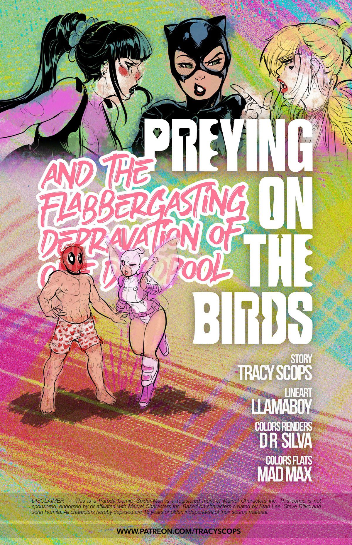 Cartoon Porn Birds - Preying On The Birds â€“ Tracy Scops (Deadpool) - Porn Cartoon Comics
