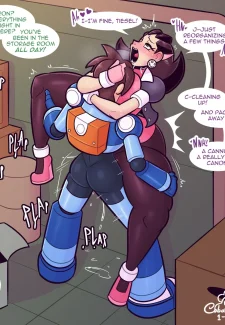 Tron Bonne and Mega-Dweeb- Mega Man Legends0007