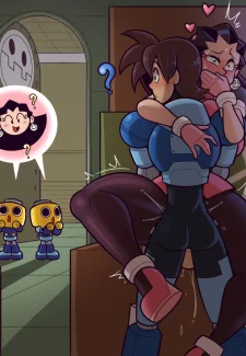 Tron Bonne and Mega-Dweeb- Mega Man Legends0022