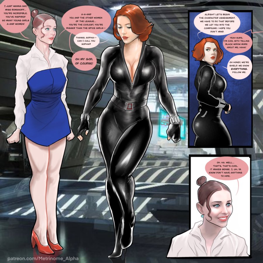 Sophia- Honorary Avenger - Metrinome - Porn Cartoon Comics
