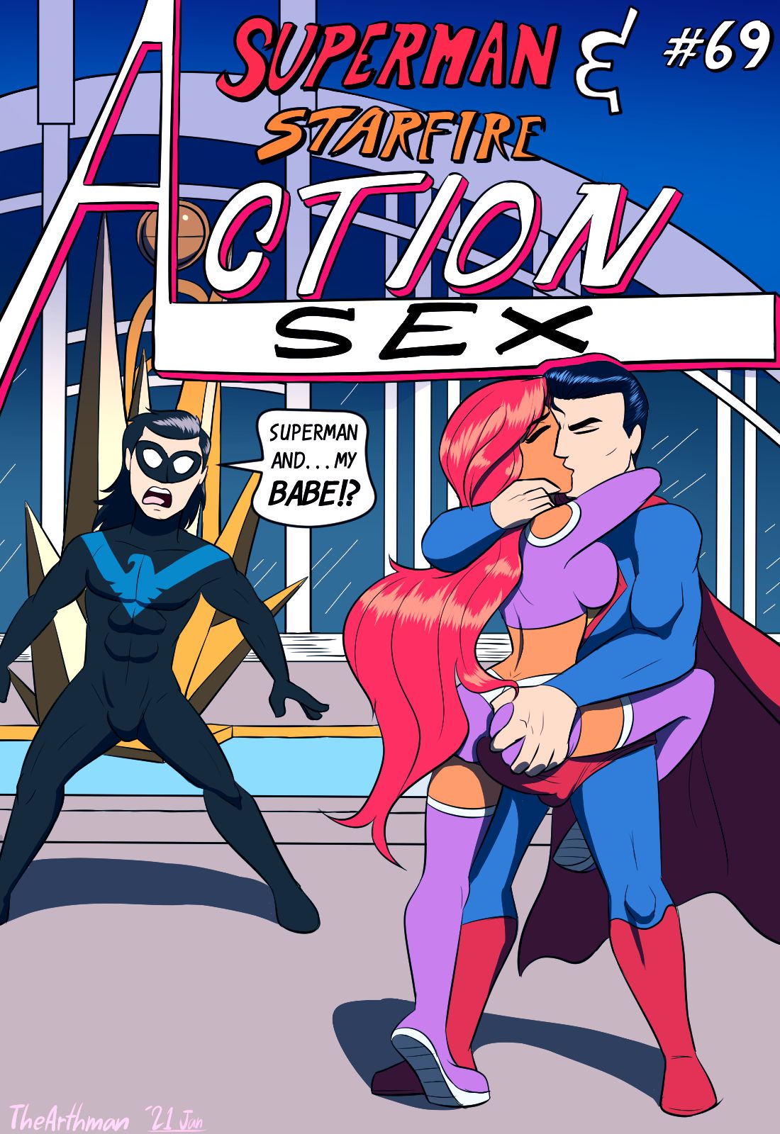 1100px x 1600px - Action Sex- The Arthman - Porn Cartoon Comics