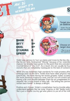 Violet – Character Sheet