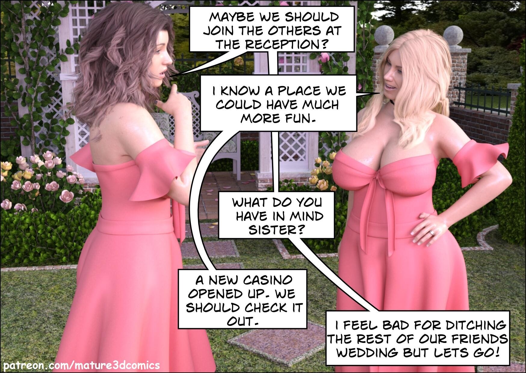 Sister Shenanigans- Mature3D - Porn Cartoon Comics