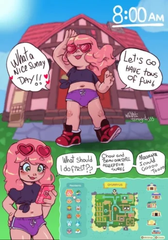 Animal Crossing – Busy Day by Magnta
