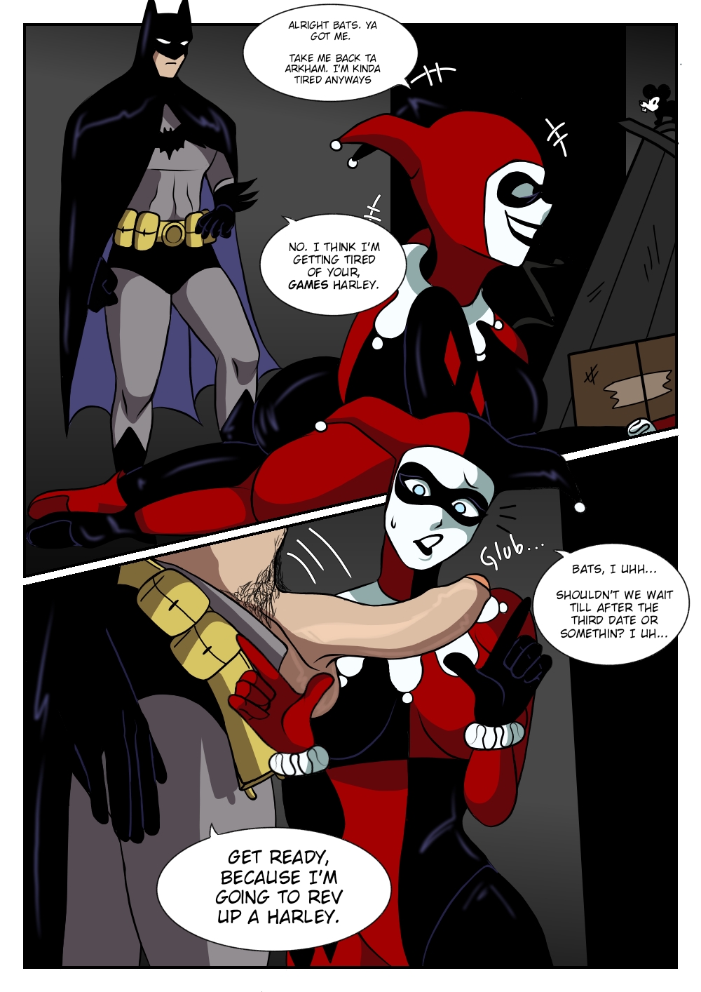 Harley Quinn and Nightwing having sex » CartoonPorn24.com