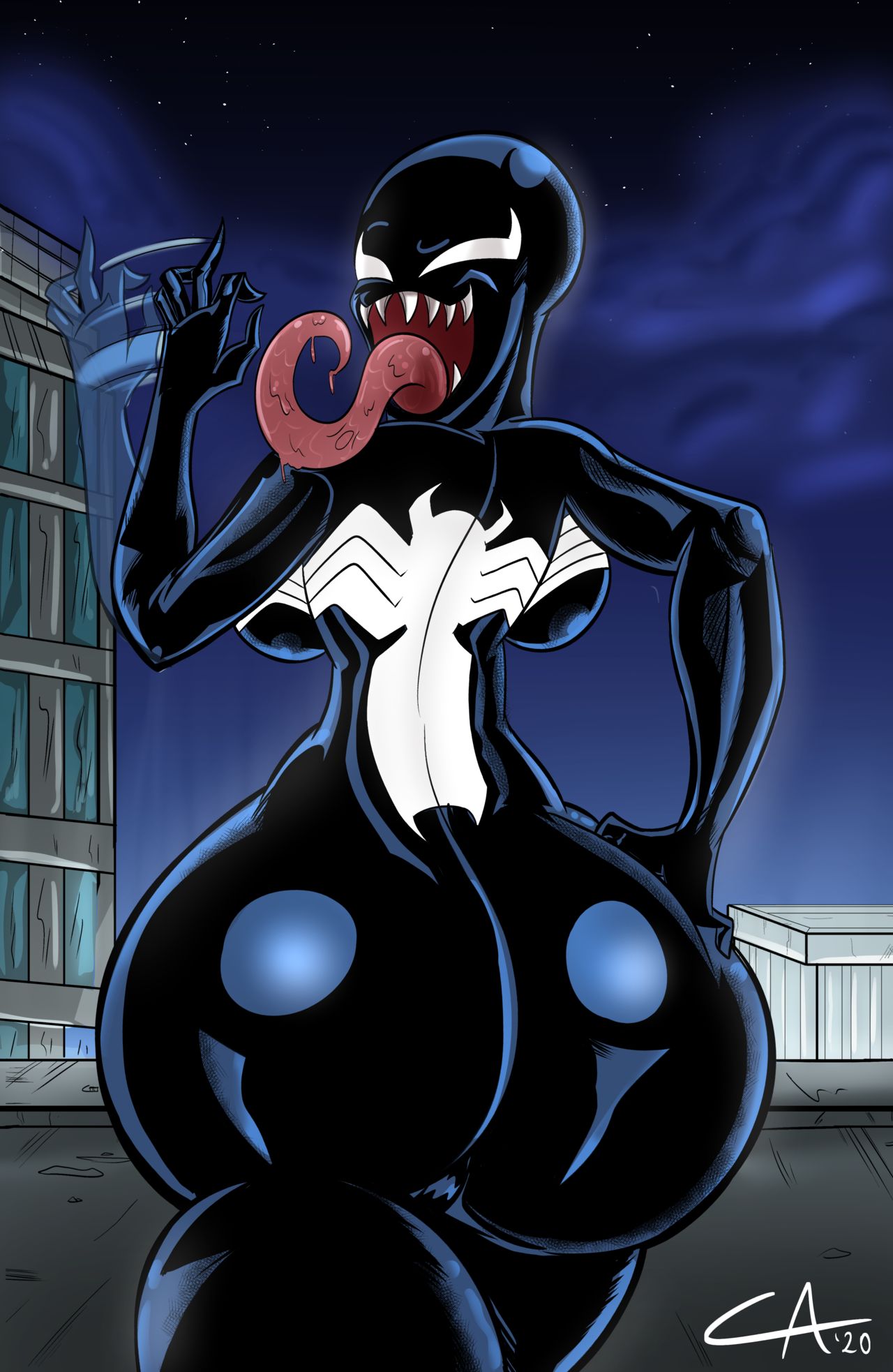 The Dark and Sexy World of Female Venom Rule 34