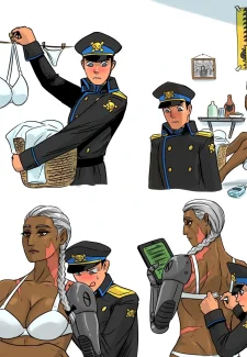 Commissar and Young Cadet- Flick 0005