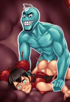 Corona-chan v Osmosis Jones by Kyder0004