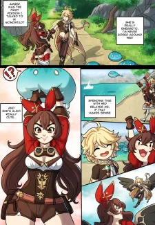 [Kinkymation] The Traveler’s Guide to Teyvat’s Heart- Amber0003