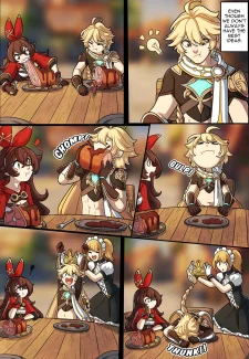 [Kinkymation] The Traveler’s Guide to Teyvat’s Heart- Amber0005