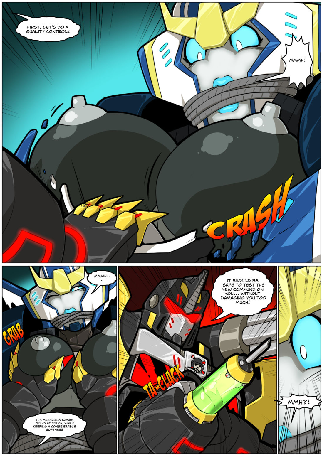 Strongarm Captured- Mad-Project (Transformers) - Porn Cartoon Comics