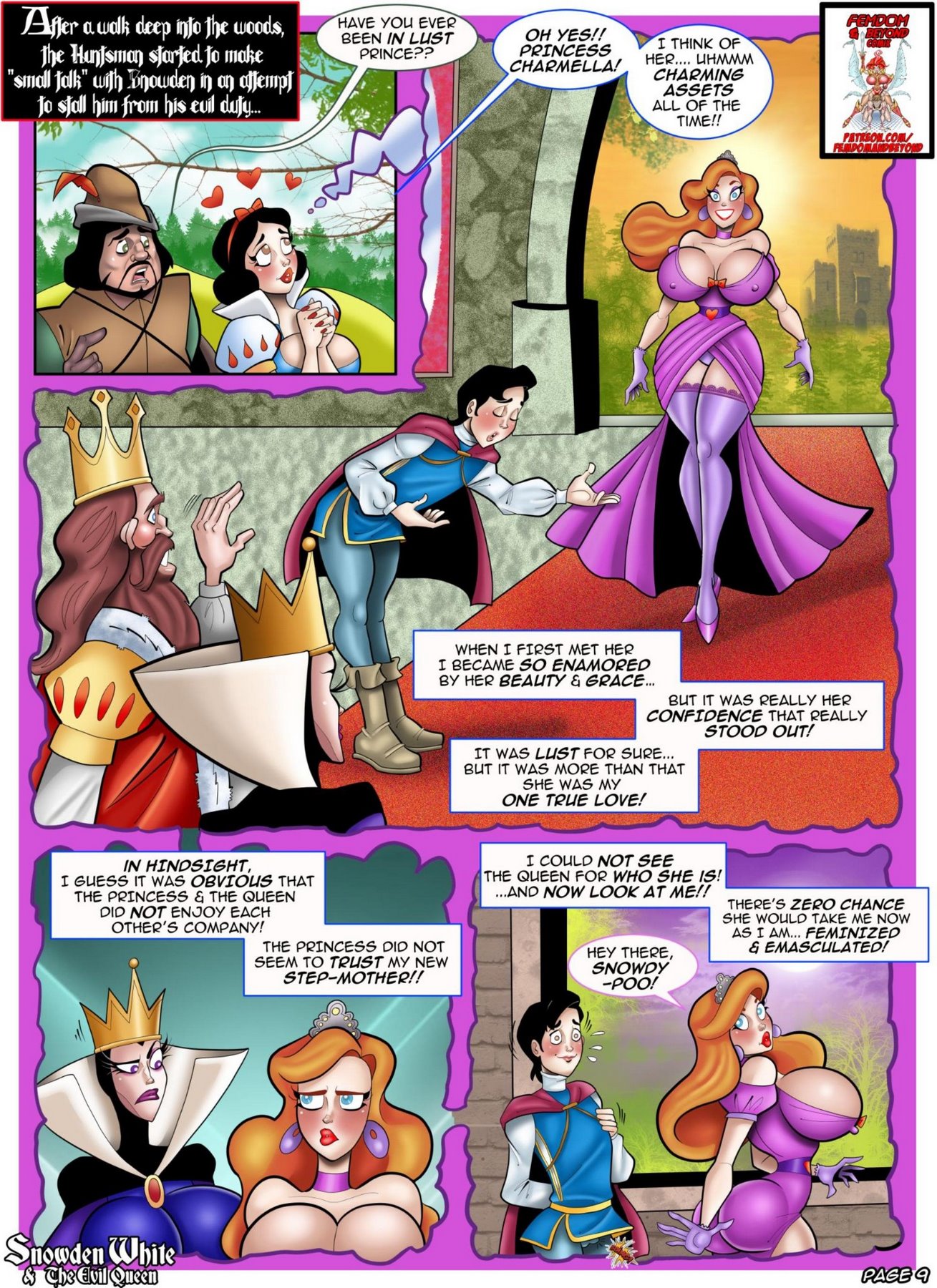 Snowden White and The Evil Queen- Devin Dickie - Porn Cartoon Comics